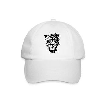 Lion - Baseballkappe - Weiß/Weiß - Vorne