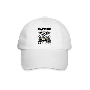 Camping - Baseballkappe - Weiß/Weiß - Vorne