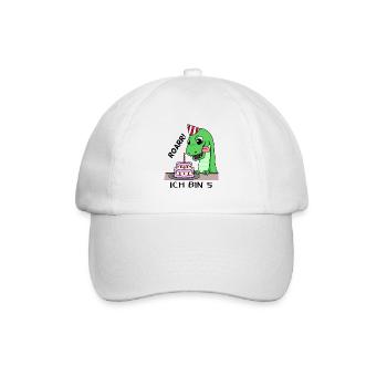 5. Geburtstag Dino Geburtstag Ich bin 5 - Baseballkappe - Weiß/Weiß - Vorne