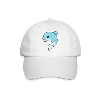 Dolphin - Dolphin - Baseball Cap - white/white - Front