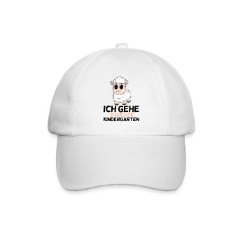 Kinder Kindergartenkind Kindergarten Geschenk - Baseballkappe - Weiß/Weiß - Vorne