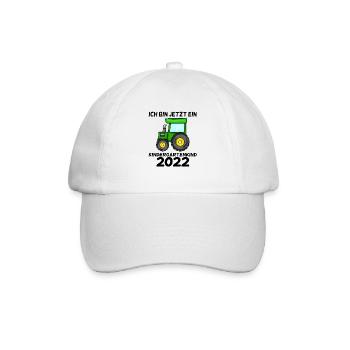 Kindergarten Kindergartenkind 2022 - Baseballkappe - Weiß/Weiß - Vorne