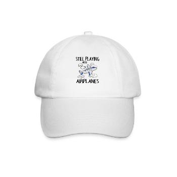 Airplane - Baseball Cap - white/white - Front