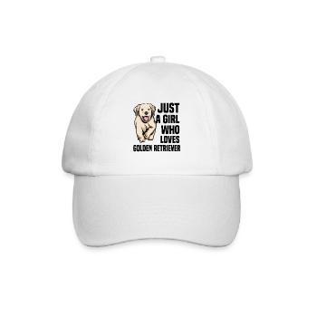 Golden Retriever - Casquette classique - blanc/blanc - Devant