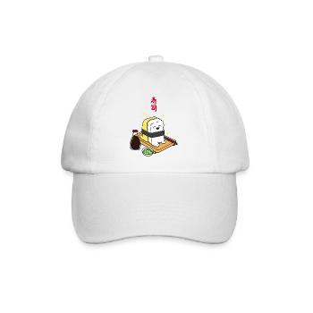 Happy Tamago Sushi - Baseball Cap - white/white - Front