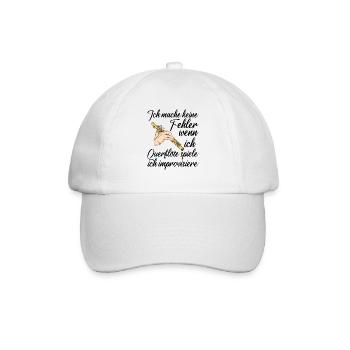 Querflöte - Baseballkappe - Weiß/Weiß - Vorne