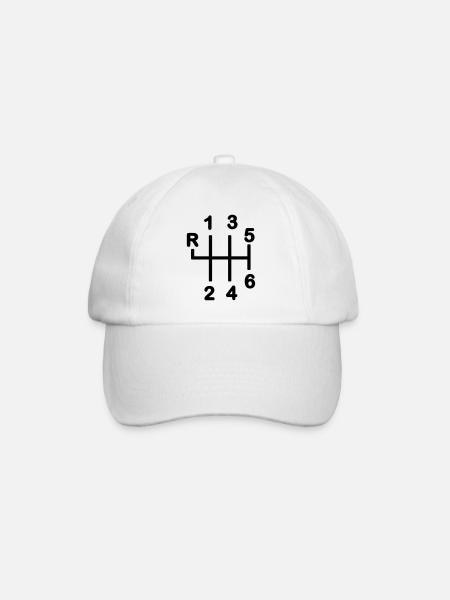 Getriebe 6-Gang-Getriebe - Baseballkappe - Weiß/Weiß