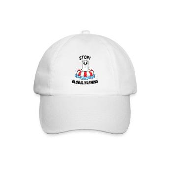 Climate Change Climate Protection - Baseball Cap - white/white - Front