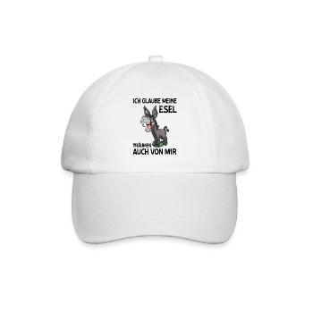 Bauer Esel - Baseballkappe - Weiß/Weiß - Vorne