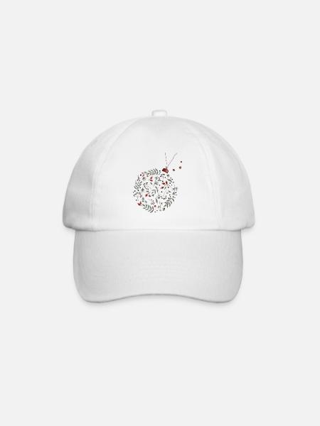 Bauble - Baseball Cap - white/white