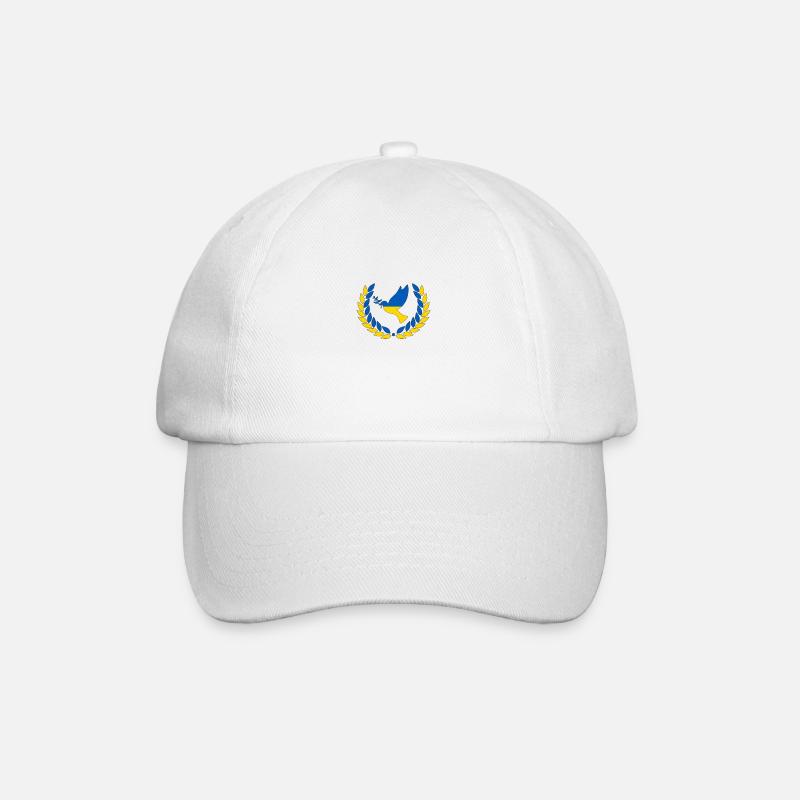 frieden für ukraine - Baseballkappe - Weiß/Weiß