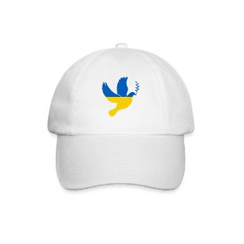 Peace Ukraine Flag Doves Bird Peace Symbol - Baseball Cap - white/white - Front