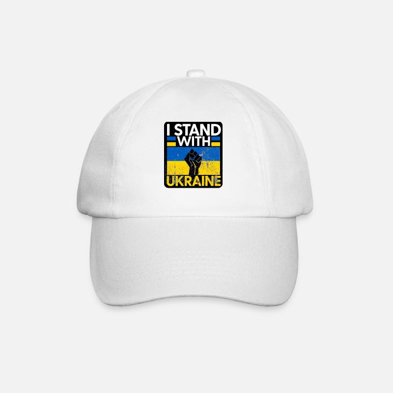 Ukraine - Casquette classique - blanc/blanc