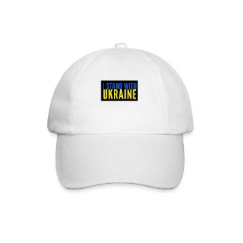 Ukraine - Baseball Cap - white/white - Front