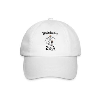 Bergziege - Baseballkappe - Weiß/Weiß - Vorne