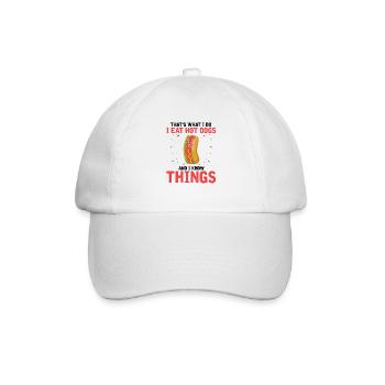 Hot Dog Love et Scientist Sausage Hot dog - Casquette classique - blanc/blanc - Devant