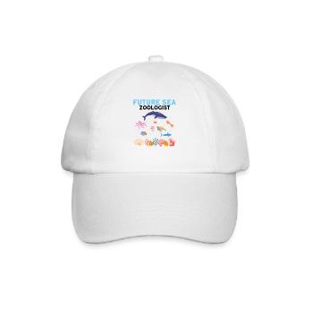 Future Zooologist Zooology Marine Biologist Sea - Baseball Cap - white/white - Front
