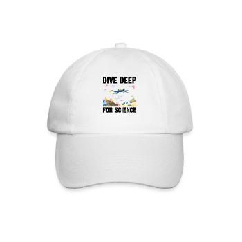 Diving Diver Scientist Marine Biologist Ozea - Baseball Cap - white/white - Front