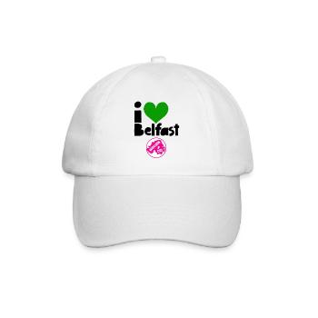 Belfast Irlande du Nord - Casquette classique - blanc/blanc - Devant