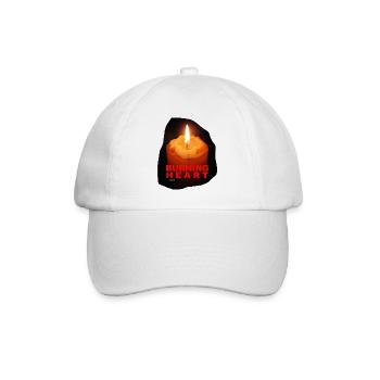 TOMZOFF Burning Heart - Baseballkappe - Weiß/Weiß - Vorne
