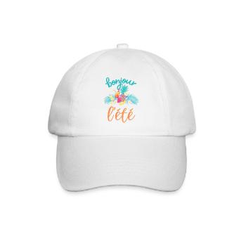 Bonjour l été - Casquette classique - blanc/blanc - Devant