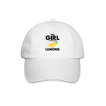 Limonade Limonade Limonade Limonade Stand Design - Casquette classique - blanc/blanc - Devant