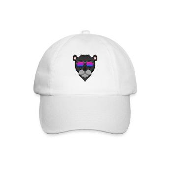 Bisexual Black Panther Gift - Baseball Cap - white/white - Front