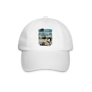 Ich kam sah und Hebte - Baseballkappe - Weiß/Weiß - Vorne