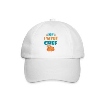 Ihr i m der Koch Geschenk Tacos Taco Mexiko - Baseballkappe - Weiß/Weiß - Vorne