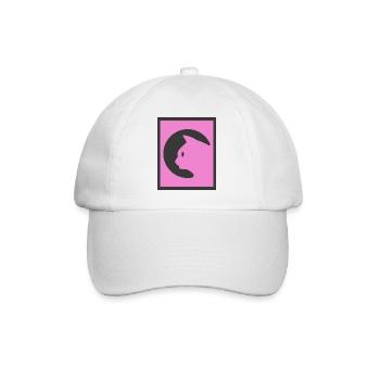 Chat rose - Casquette classique - blanc/blanc - Devant