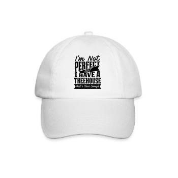 PERFECT WITH TREEHOUSE - Baseball Cap - white/white - Front