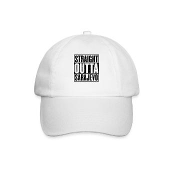 Straight Outta Sarajevo Vintage - Casquette classique - blanc/blanc - Devant