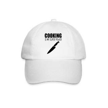 Citation amusante de cuisine - Casquette classique - blanc/blanc - Devant