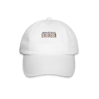 Ingénieur d’exploitation Leopard Print Funny - Casquette classique - blanc/blanc - Devant