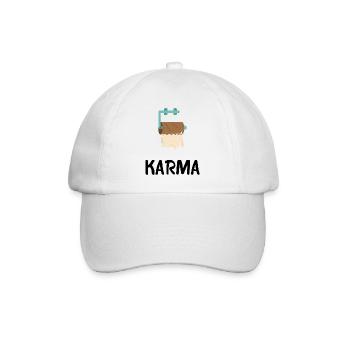 KARMA - Casquette classique - blanc/blanc - Devant