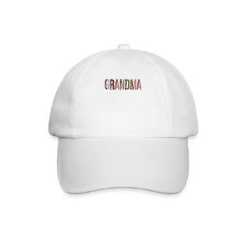 Grand-mère - Casquette classique - blanc/blanc - Devant