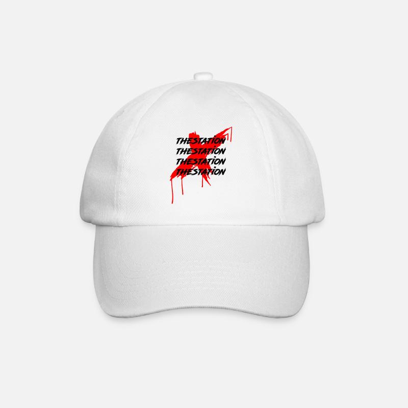 TheStationX - Baseballkappe - Weiß/Weiß