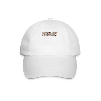 Prosthodontist Life Colorful Leopard Print Funny - Baseball Cap - white/white - Front