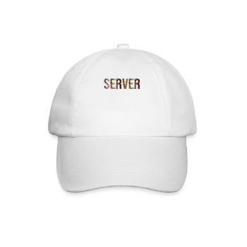 Serveur - Casquette classique - blanc/blanc - Devant