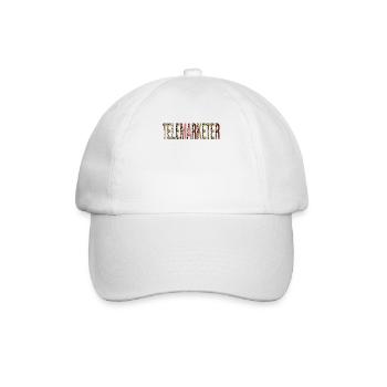 Telemarketer - Baseball Cap - white/white - Front