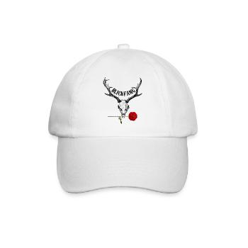BLICKFANG Wild Rose hell - Baseballkappe - Weiß/Weiß - Vorne