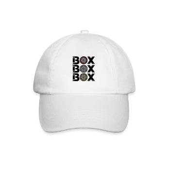Box Box Box Grand Prix Tyre Compound V2 Design - Baseball Cap - white/white - Front