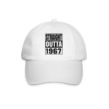 straight outta 1967 - Casquette classique - blanc/blanc - Devant