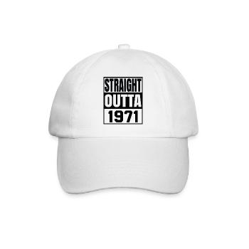 straight outta 1971 - Casquette classique - blanc/blanc - Devant