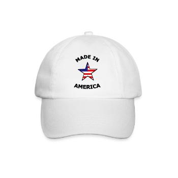 The dear Americans - Baseball Cap - white/white - Front