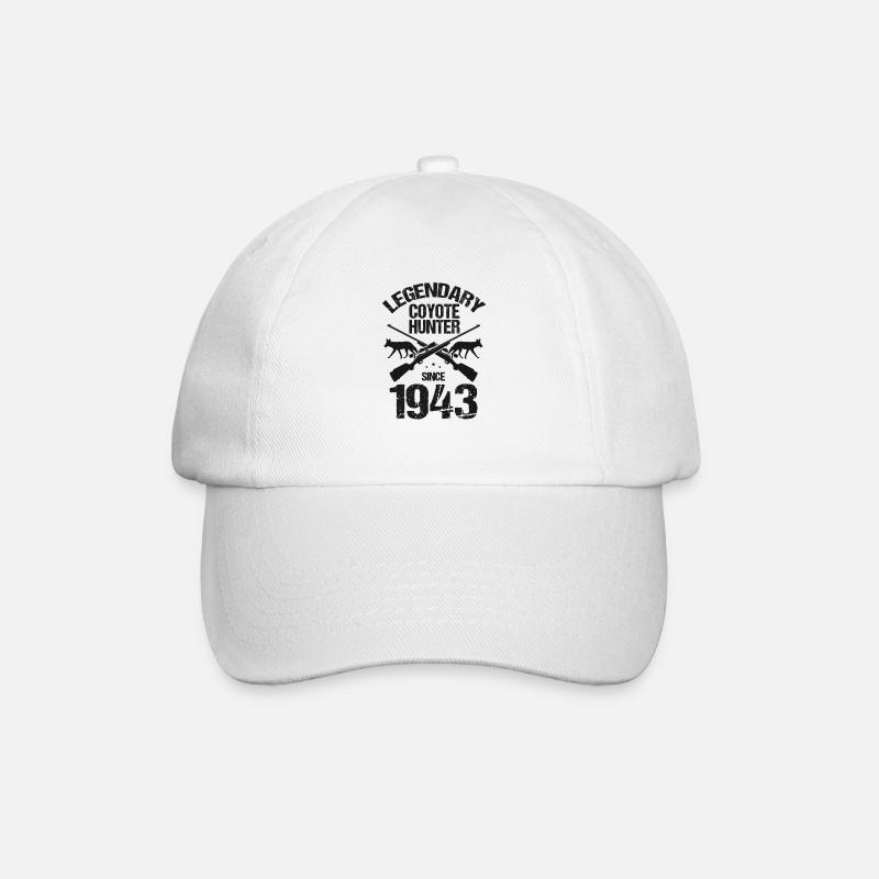 Conception de coyote pour les réacteurs de coyote - Casquette classique - blanc/blanc
