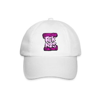 FCKNZS pink - Baseballkappe - Weiß/Weiß - Vorne