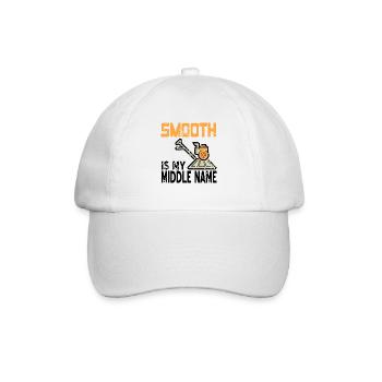 Concrete construction design for construction workers and construction site - Baseball Cap - white/white - Front