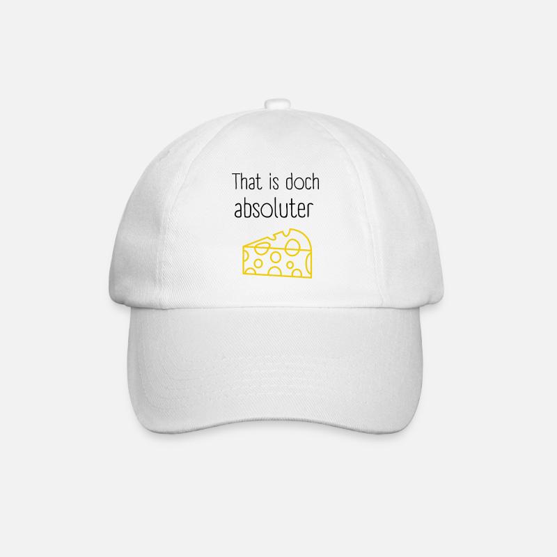 C’est le fromage absolu Denglisch Design - Casquette classique - blanc/blanc