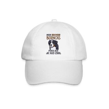 bouvier bernois - Casquette classique - blanc/blanc - Devant